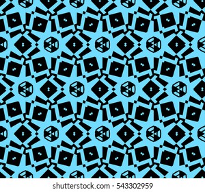 Modern geometric seamless pattern. For design, page fill, wallpaper.Vector illustration