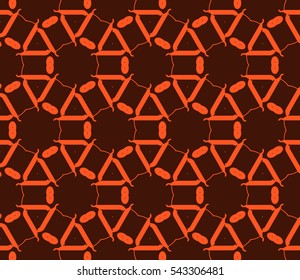 Modern geometric seamless pattern. For design, page fill, wallpaper. Vector illustration