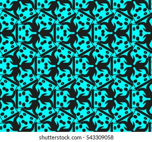 Modern geometric seamless pattern. For design, page fill, wallpaper. Vector illustration