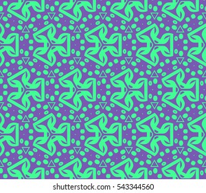 Modern geometric seamless pattern. For design, page fill, wallpaper.Vector illustration