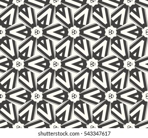 Modern geometric seamless pattern. For design, page fill, wallpaper. Vector illustration