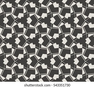 Modern geometric seamless pattern. For design, page fill, wallpaper. Vector illustration