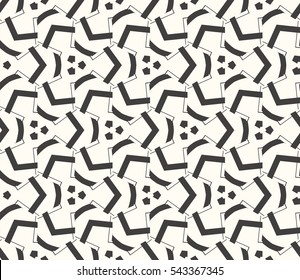 Modern geometric seamless pattern. For design, page fill, wallpaper. Vector illustration