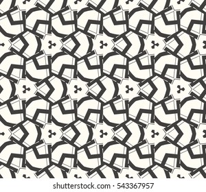 Modern geometric seamless pattern. For design, page fill, wallpaper. Vector illustration