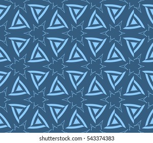Modern geometric seamless pattern. For design, page fill, wallpaper. Vector illustration