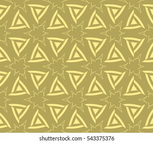 Modern geometric seamless pattern. For design, page fill, wallpaper.Vector illustration