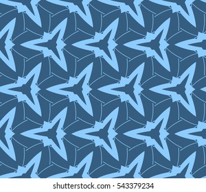 Modern geometric seamless pattern. For design, page fill, wallpaper. Vector illustration