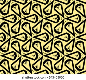 Modern geometric seamless pattern. For design, page fill, wallpaper. Vector illustration