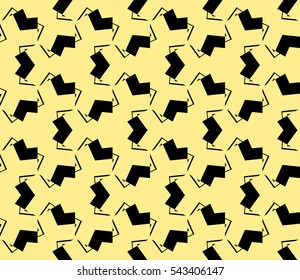 Modern geometric seamless pattern. For design, page fill, wallpaper. Vector illustration