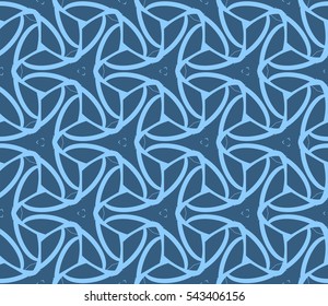 Modern geometric seamless pattern. For design, page fill, wallpaper. Vector illustration