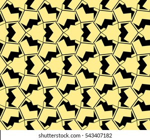 Modern geometric seamless pattern. For design, page fill, wallpaper. Vector illustration