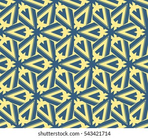 Modern geometric seamless pattern. For design, page fill, wallpaper.Vector illustration