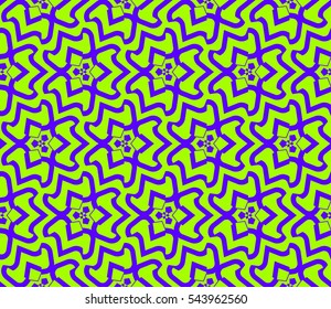 Modern geometric seamless pattern. For design, page fill, wallpaper. Vector illustration