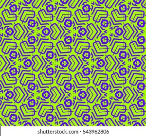 Modern geometric seamless pattern. For design, page fill, wallpaper. Vector illustration