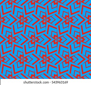 Modern geometric seamless pattern. For design, page fill, wallpaper. Vector illustration