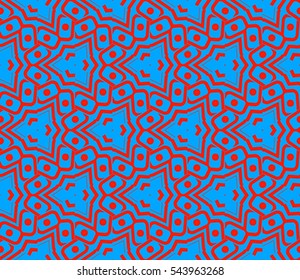 Modern geometric seamless pattern. For design, page fill, wallpaper. Vector illustration