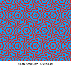 Modern geometric seamless pattern. For design, page fill, wallpaper. Vector illustration