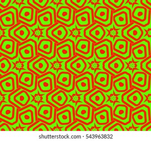 Modern geometric seamless pattern. For design, page fill, wallpaper. Vector illustration
