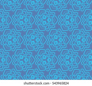 Modern geometric seamless pattern. For design, page fill, wallpaper. Vector illustration