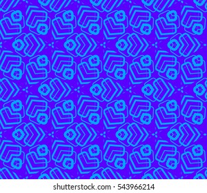 Modern geometric seamless pattern. For design, page fill, wallpaper. Vector illustration