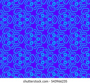 Modern geometric seamless pattern. For design, page fill, wallpaper. Vector illustration
