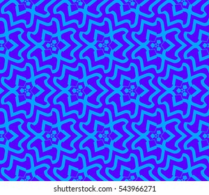 Modern geometric seamless pattern. For design, page fill, wallpaper. Vector illustration