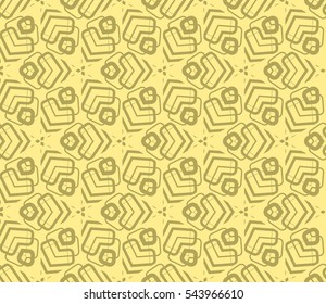 Modern geometric seamless pattern. For design, page fill, wallpaper. Vector illustration
