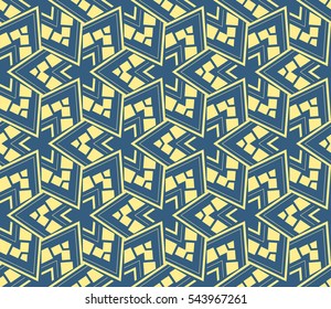 Modern geometric seamless pattern. For design, page fill, wallpaper. Vector illustration