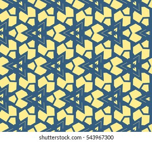 Modern geometric seamless pattern. For design, page fill, wallpaper. Vector illustration