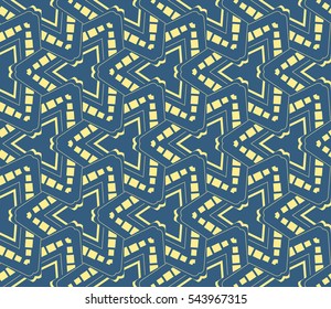 Modern geometric seamless pattern. For design, page fill, wallpaper. Vector illustration