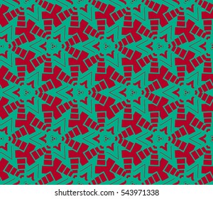 Modern geometric seamless pattern. For design, page fill, wallpaper.Vector illustration