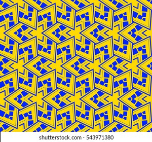 Modern geometric seamless pattern. For design, page fill, wallpaper.Vector illustration