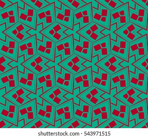 Modern geometric seamless pattern. For design, page fill, wallpaper.Vector illustration