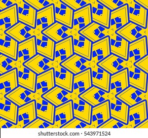 Modern geometric seamless pattern. For design, page fill, wallpaper.Vector illustration