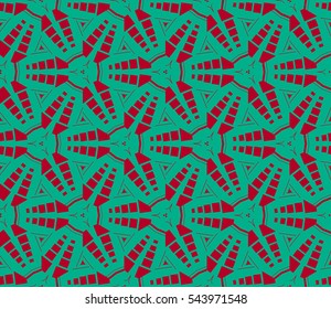 Modern geometric seamless pattern. For design, page fill, wallpaper.Vector illustration