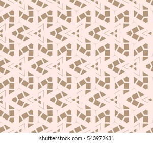 Modern geometric seamless pattern. For design, page fill, wallpaper. Vector illustration