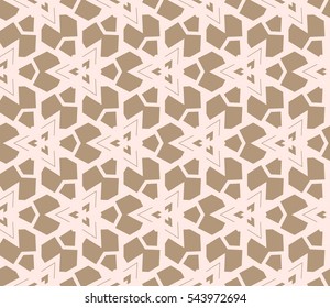 Modern geometric seamless pattern. For design, page fill, wallpaper. Vector illustration
