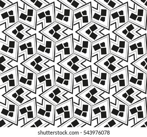 Modern geometric seamless pattern. For design, page fill, wallpaper. Vector illustration