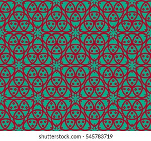 Modern geometric seamless pattern. For design, page fill, wallpaper. Vector illustration