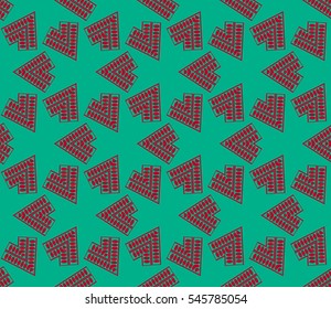 Modern geometric seamless pattern. For design, page fill, wallpaper. Vector illustration