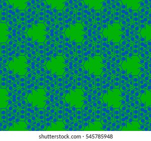 Modern geometric seamless pattern. For design, page fill, wallpaper. Vector illustration