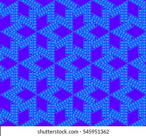 Modern geometric seamless pattern. For design, page fill, wallpaper. Vector illustration