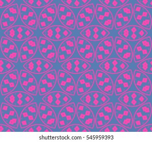Modern geometric seamless pattern. For design, page fill, wallpaper. Vector illustration