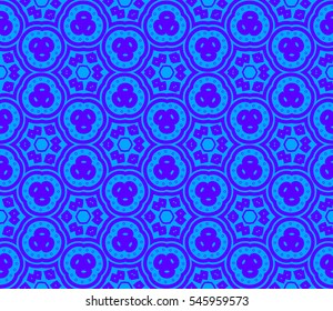 Modern geometric seamless pattern. For design, page fill, wallpaper. Vector illustration