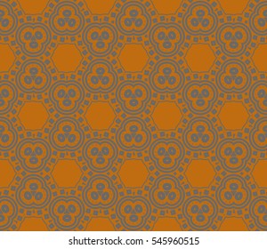 Modern geometric seamless pattern. For design, page fill, wallpaper.Vector illustration