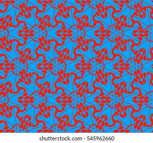 Modern geometric seamless pattern. For design, page fill, wallpaper.Vector illustration
