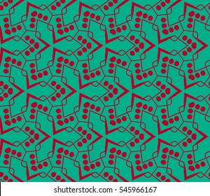 Modern geometric seamless pattern. For design, page fill, wallpaper.Vector illustration