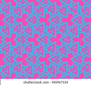 Modern geometric seamless pattern. For design, page fill, wallpaper.Vector illustration