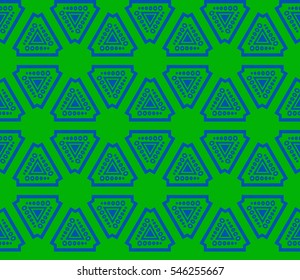 Modern geometric seamless pattern. For design, page fill, wallpaper. Vector illustration