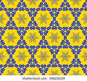 Modern geometric seamless pattern. For design, page fill, wallpaper. Vector illustration